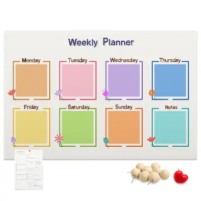 Kurk prikbord Zevendaagse organizer werk