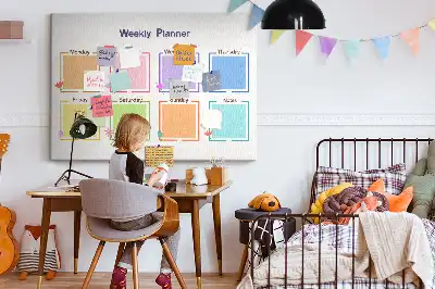 Kurk prikbord Zevendaagse organizer werk