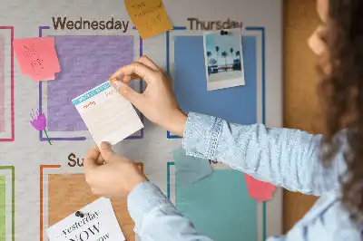 Kurk prikbord Zevendaagse organizer werk