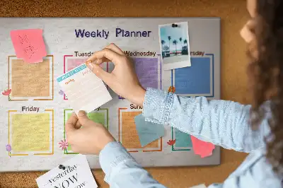 Kurk prikbord Zevendaagse organizer werk