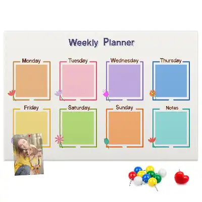 Kurk prikbord Zevendaagse organizer werk