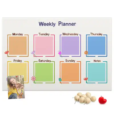 Kurk prikbord Zevendaagse organizer werk