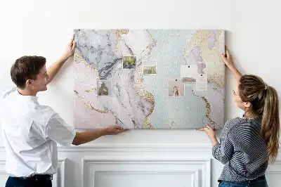 Memobord van kurk Edel rotsblok