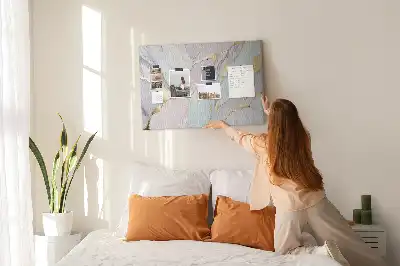 Kurk prikbord Marmerpatroon klassieker