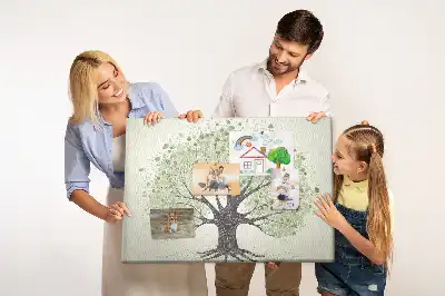 Memobord van kurk Machtige eik natuur