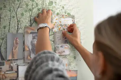 Memobord van kurk Machtige eik natuur