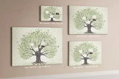 Memobord van kurk Machtige eik natuur
