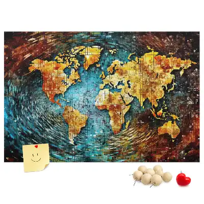 Kurk prikbord Wereld van chaos