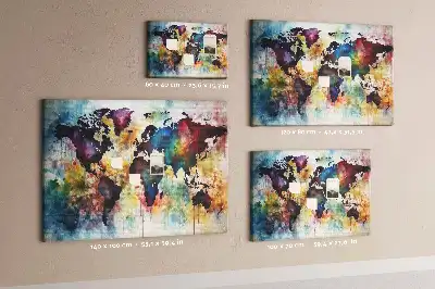 Memobord van kurk Aquarelkaart
