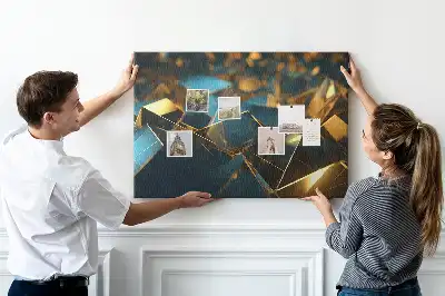 Memobord van kurk Decoratieve abstractie