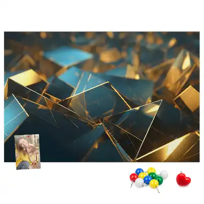 Memobord van kurk Decoratieve abstractie