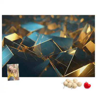 Memobord van kurk Decoratieve abstractie