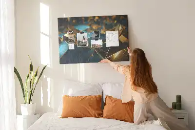 Memobord van kurk Decoratieve abstractie