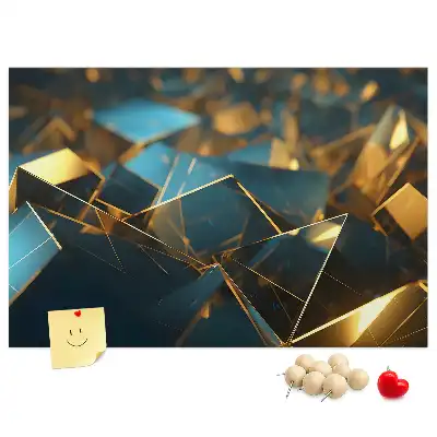 Memobord van kurk Decoratieve abstractie