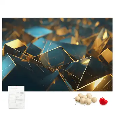 Memobord van kurk Decoratieve abstractie
