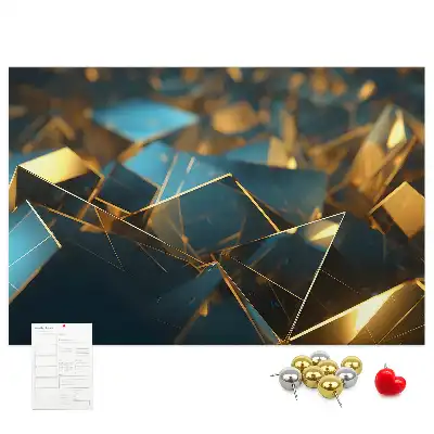 Memobord van kurk Decoratieve abstractie