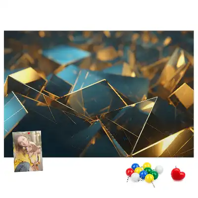 Memobord van kurk Decoratieve abstractie