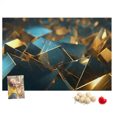 Memobord van kurk Decoratieve abstractie
