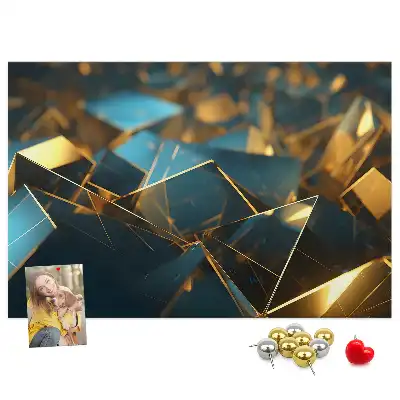 Memobord van kurk Decoratieve abstractie