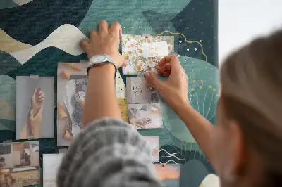 Kurk prikbord Illustratieve bergen