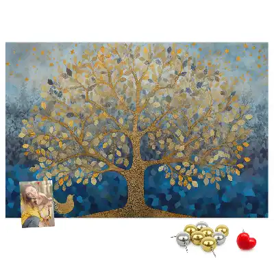 Kurk prikbord Abstracte boom
