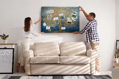 Kurk prikbord Abstracte boom