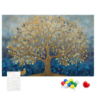 Kurk prikbord Abstracte boom