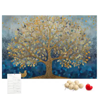 Kurk prikbord Abstracte boom