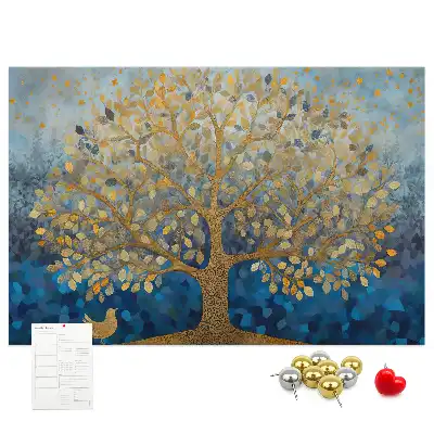 Kurk prikbord Abstracte boom