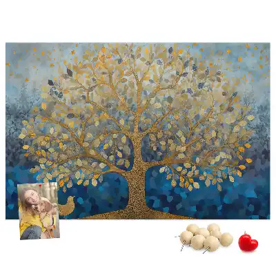 Kurk prikbord Abstracte boom