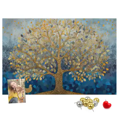 Kurk prikbord Abstracte boom