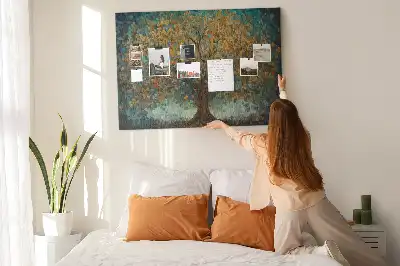 Memobord van kurk Mozaïekboom