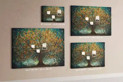 Memobord van kurk Mozaïekboom