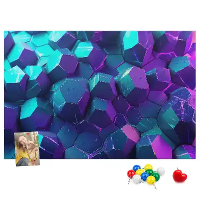 Memobord van kurk Geometrische figuren