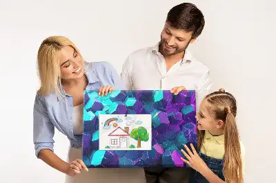 Memobord van kurk Geometrische figuren
