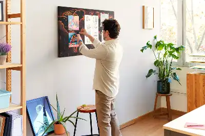 Memobord van kurk Moderne landkaart