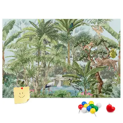 Memobord van kurk Natuur jungle natuur