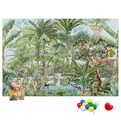 Memobord van kurk Natuur jungle natuur