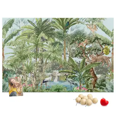 Memobord van kurk Natuur jungle natuur