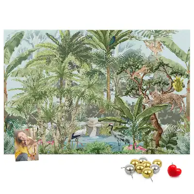 Memobord van kurk Natuur jungle natuur
