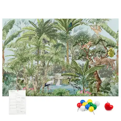 Memobord van kurk Natuur jungle natuur