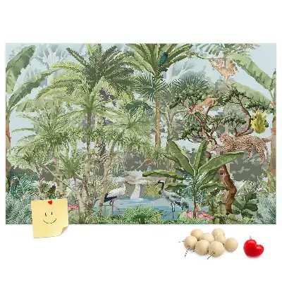 Memobord van kurk Natuur jungle natuur
