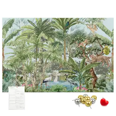 Memobord van kurk Natuur jungle natuur