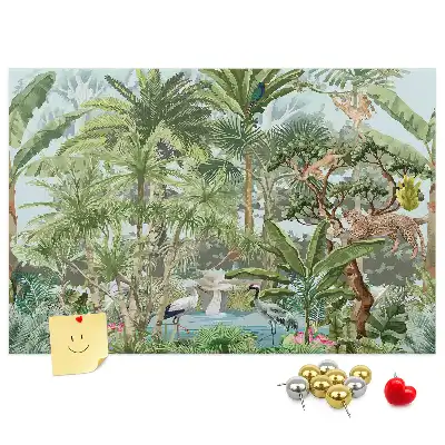 Memobord van kurk Natuur jungle natuur