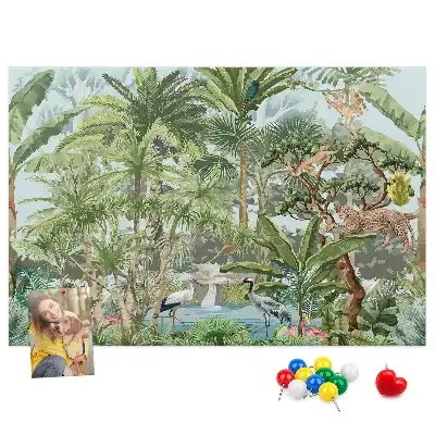 Memobord van kurk Natuur jungle natuur