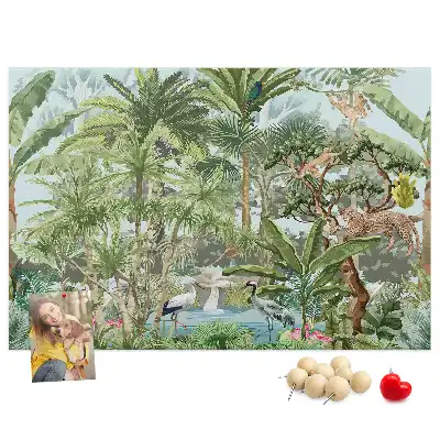 Memobord van kurk Natuur jungle natuur