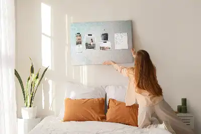 Kurk prikbord Aquarel marmer