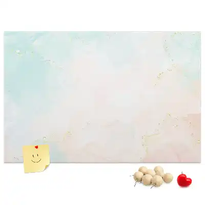 Kurk prikbord Aquarel marmer