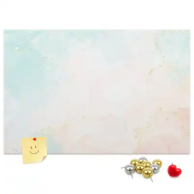 Kurk prikbord Aquarel marmer