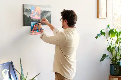 Memobord van kurk Bos landschap